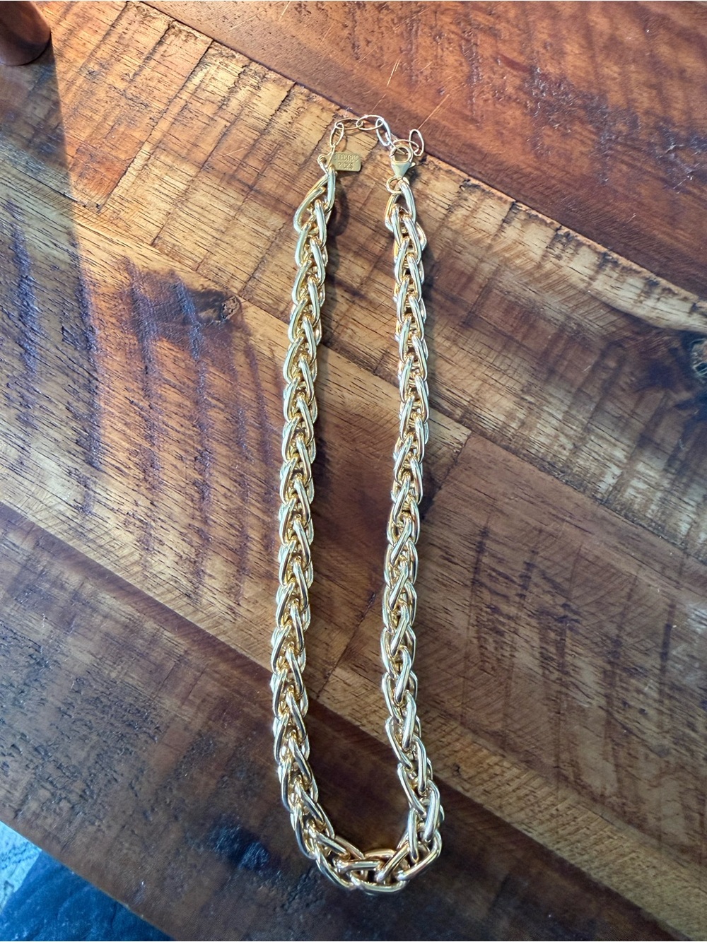 Gold Chain Necklace (14kt Gold Plated)